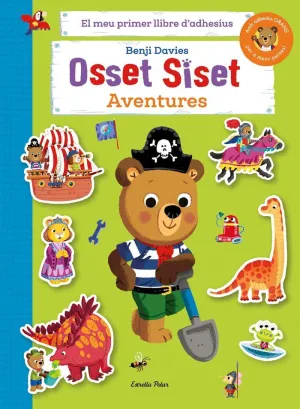 OSSET SISET. EL MEU PRIMER LLIBRE D'ADHESIUS. AVENTURES