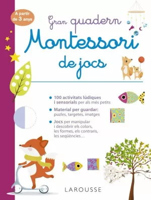 GRAN QUADERN MONTESSORI DE JOCS