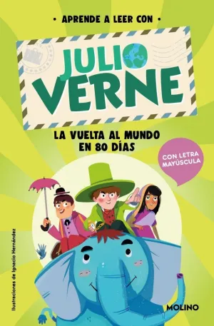 APRENDE A LEER CON VERNE - LA VUELTA AL MUNDO EN 8