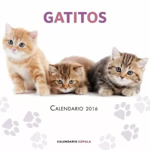 CALENDARIO GATITOS 2016