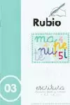 CUADERNOS ESCRITURA 03. RUBIO